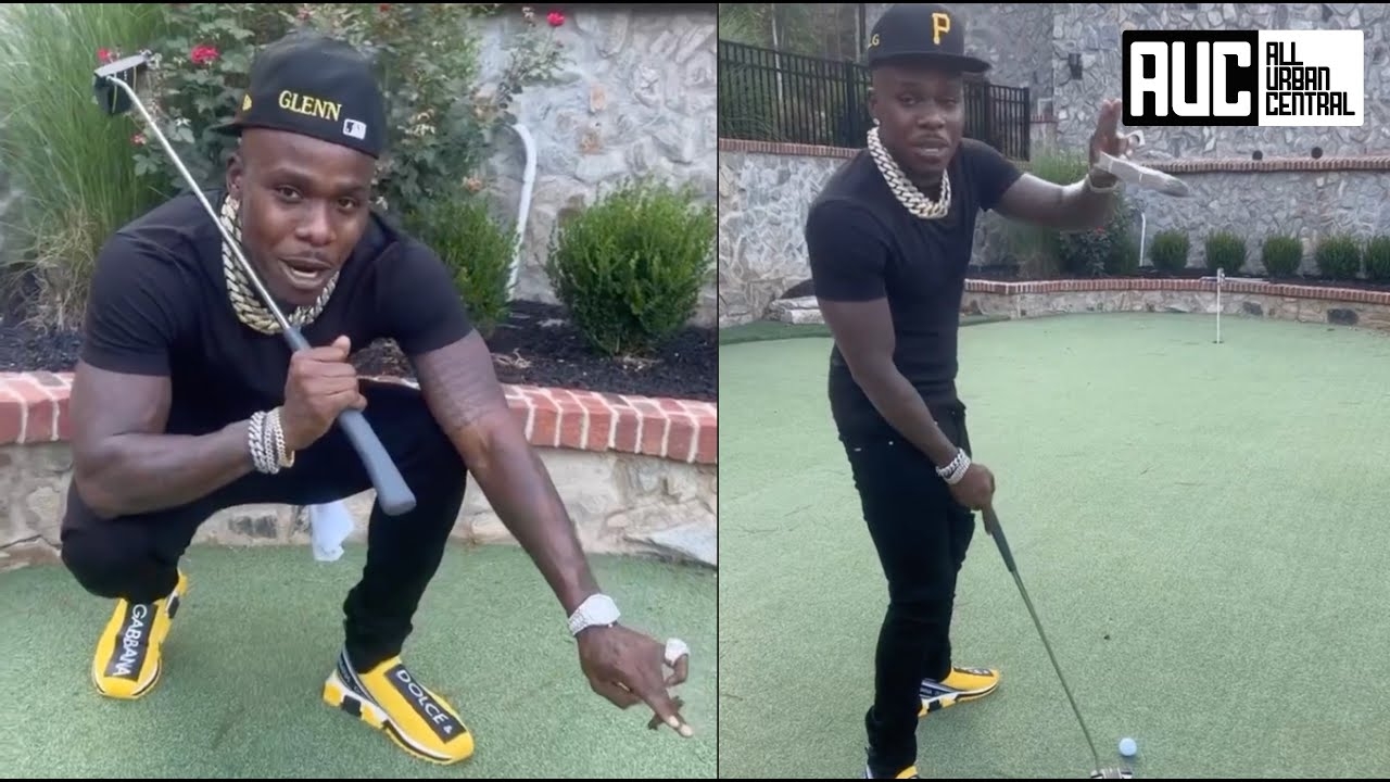 DaBaby Bets A Bankroll He's Better Than Tiger Woods In Golf