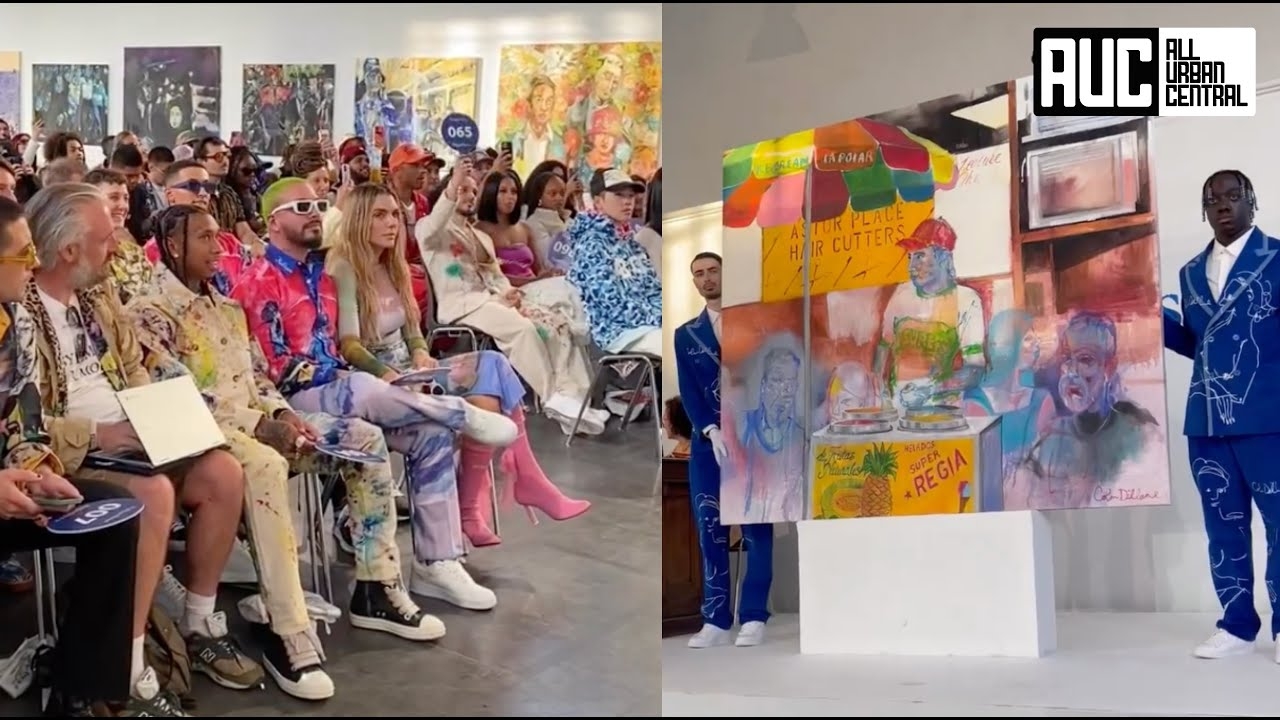 Tyga Russ Go Back And Forward Betting On Louis Vuitton Painting At Luxury Auction