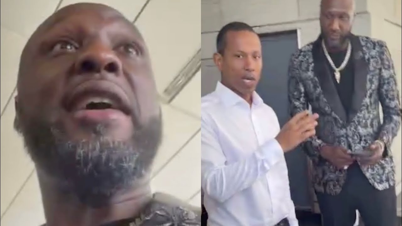 Lamar Odom Runs Into Shyne Po At Hotel Valet