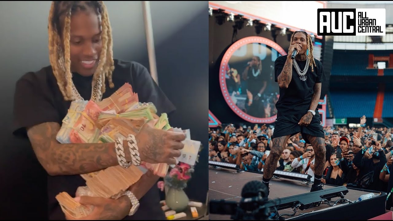 Lil Durk Gets Backend Paid In Euros Counts Up A Huge Bankroll After Paris Concert