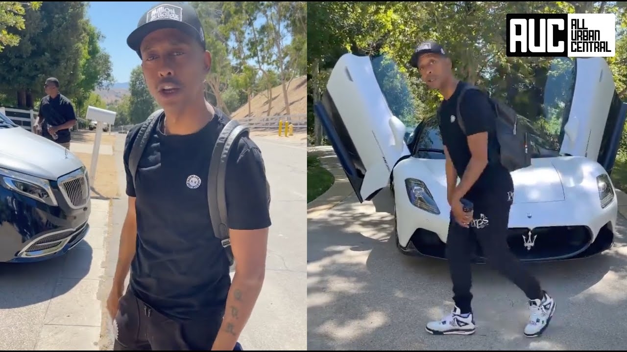 Gillie Da Kid Shows Off French Montana's $20M Car Collection Maybach Sprinter Ferrari