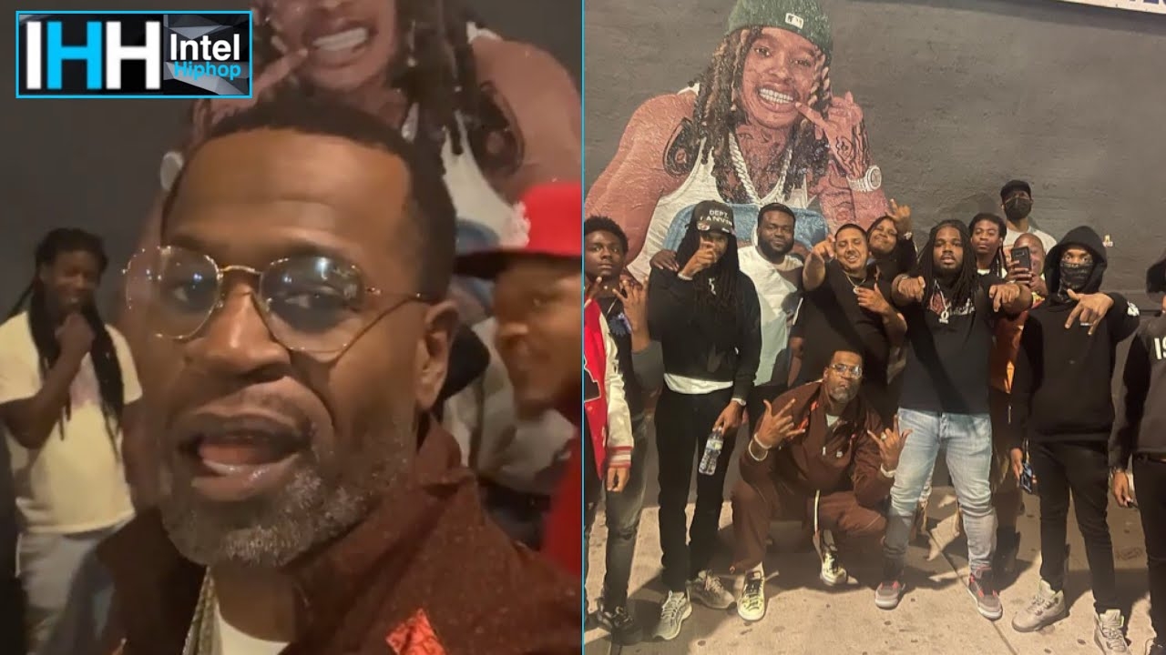Retired NBA super star Stephen Jackson pulls up to O Block in Chicago with all his jewelry on