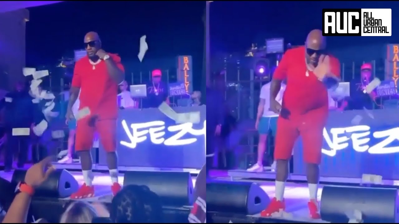 Jeezy Gets Upset After Fans Tried To Make It Rain On Him