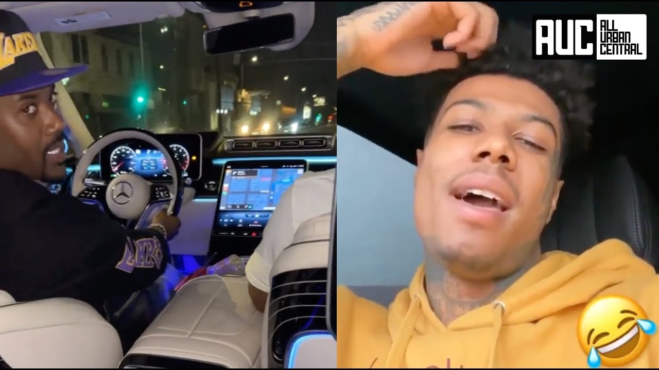 Blueface Cant Believe Ray J His Uber Driver Pulls Up In A Luxury Maybach