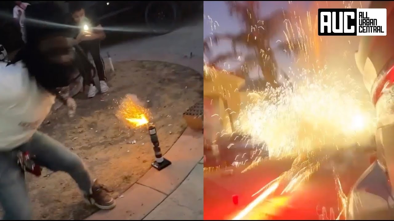 Chief Keef Runs For His Life After Fireworks Fail Almost Blows Up His Entire Backyard