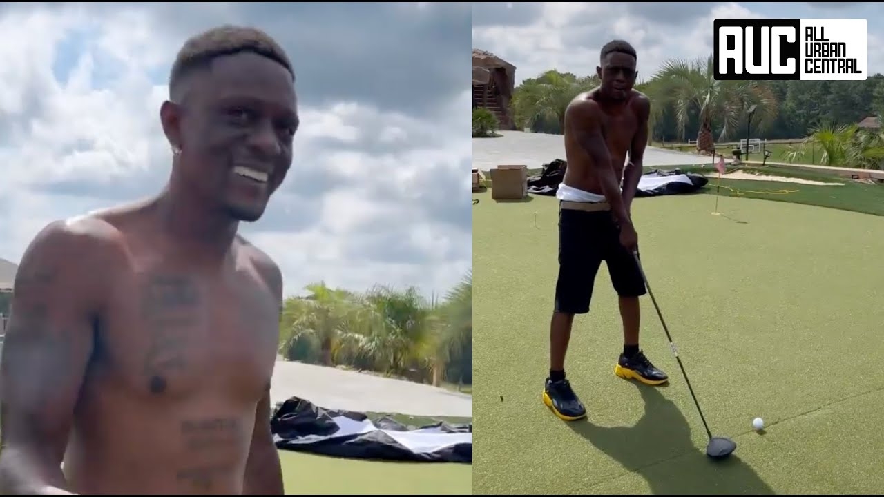 Boosie Needs Help Trying To Golf For The First Time
