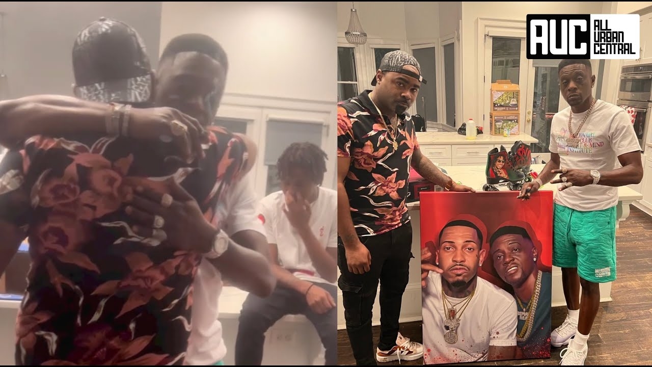 Boosie Gets Emotional After Being Gifted A Painting Of Trouble