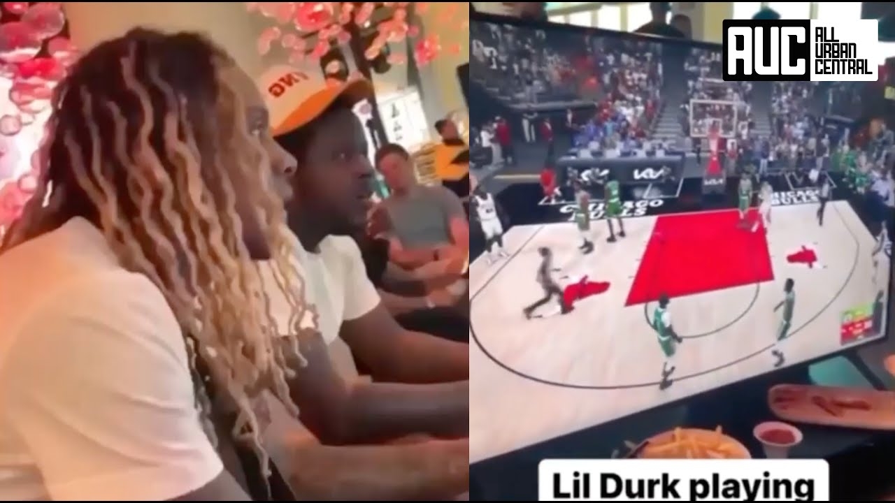 Lil Durk Plays NBA2K23 With Devin Booker Before Its Available For Other Rappers