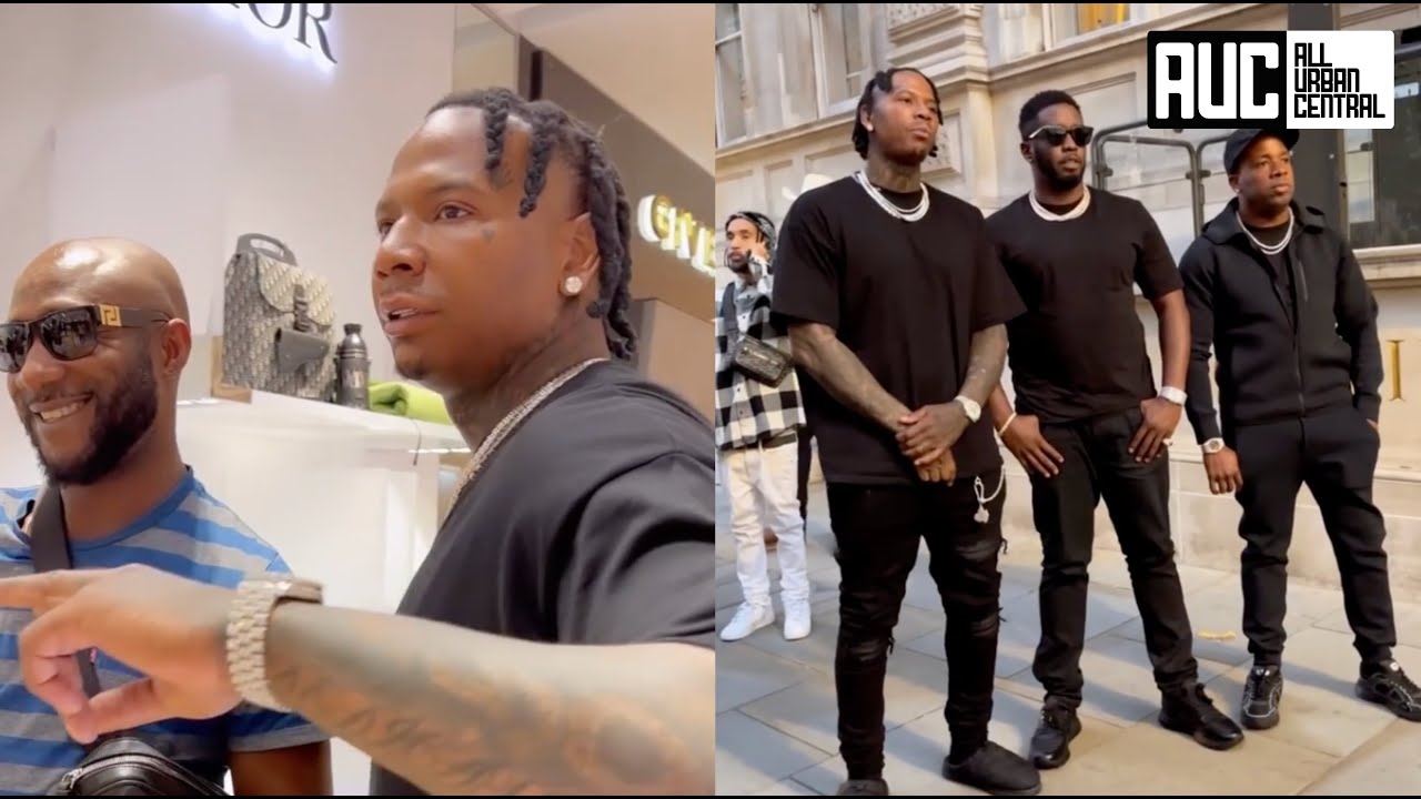 Yo Gotti MoneyBagg Yo Run Into Diddy While Shopping In London