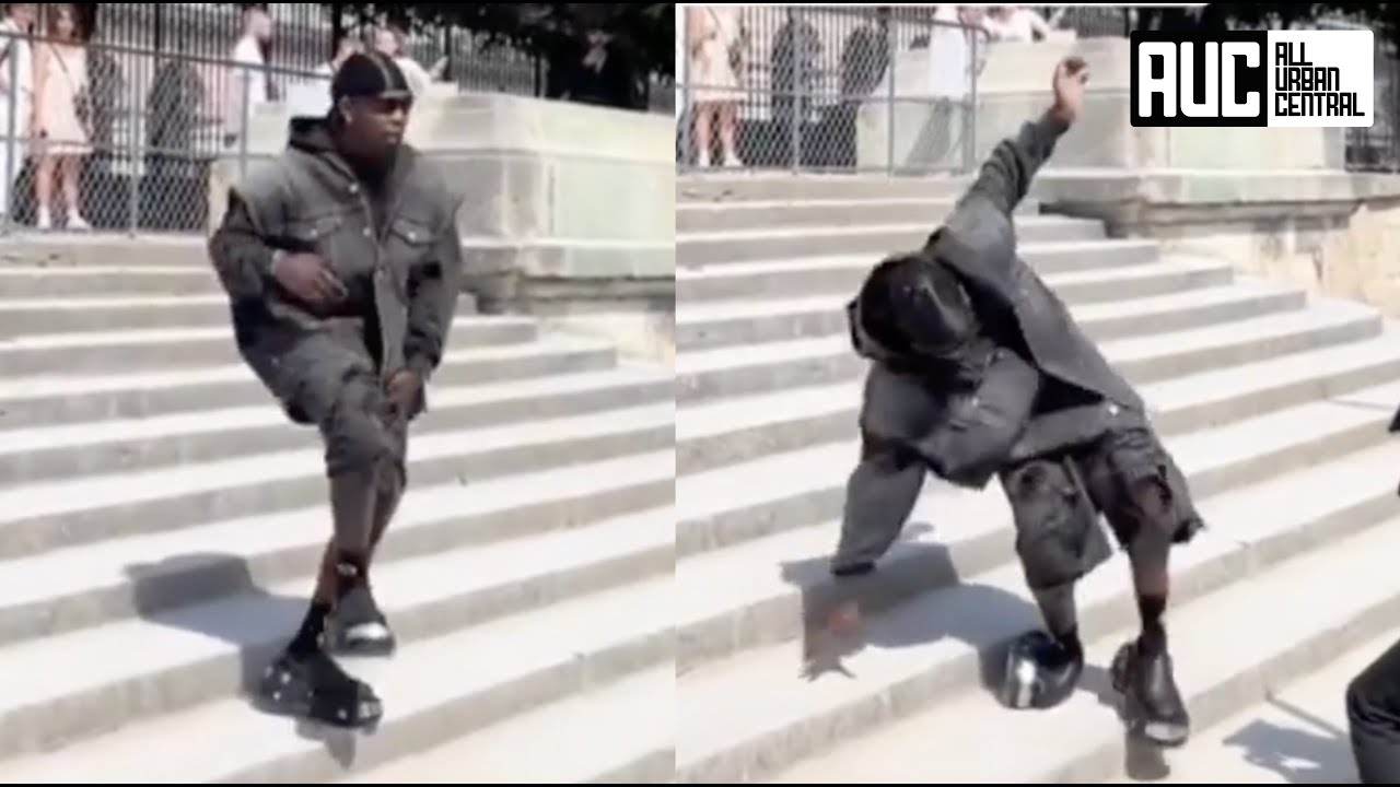 Offset Almost Breaks His Ankle In Half Wearing Croc Boots In Paris