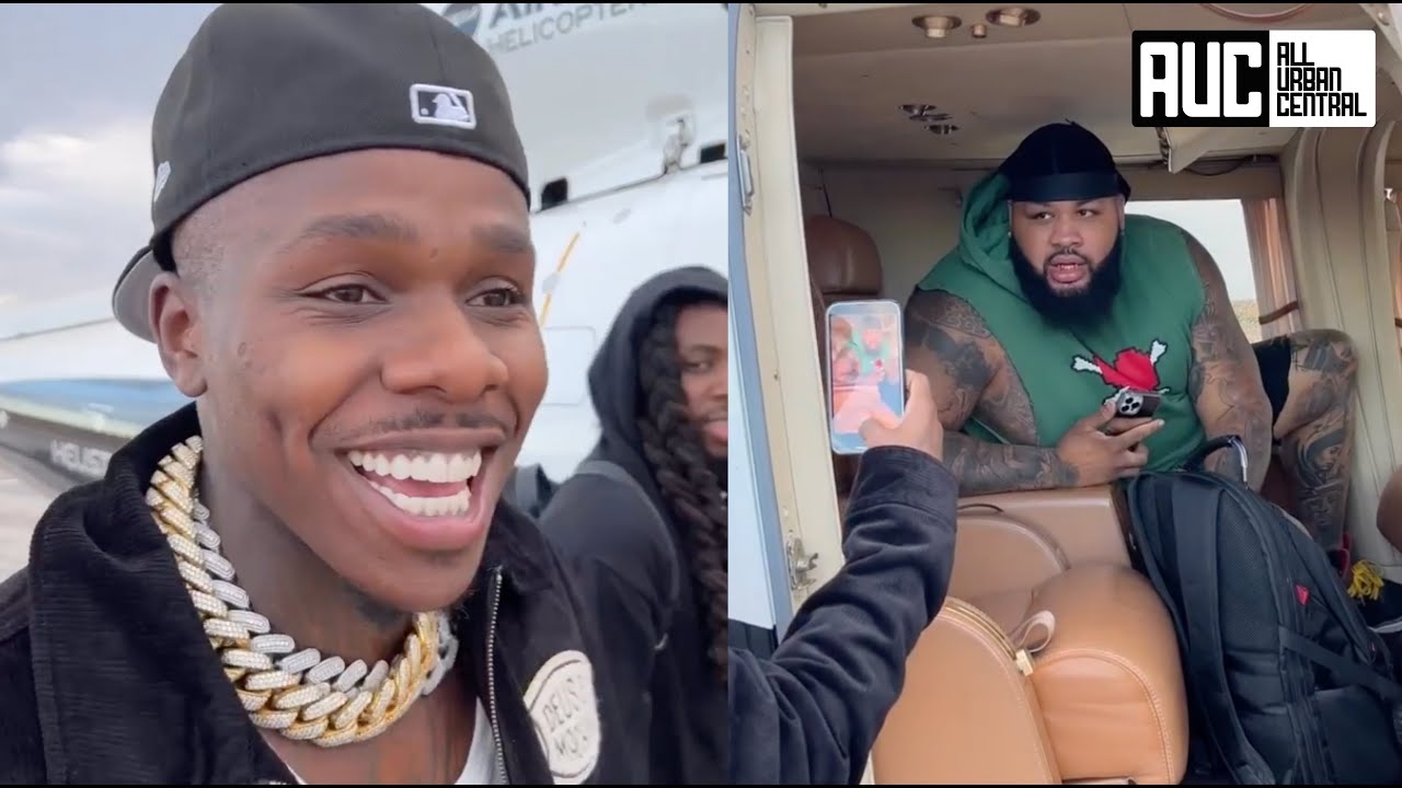 DaBaby Cant Believe His Bodyguard Is Scared To Fly In Helicopter
