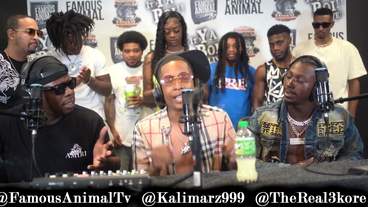 Memphis Rappers Kali Marz9 & 3kDre Stops by Drops Hot Freestyle on Famous Animal Tv