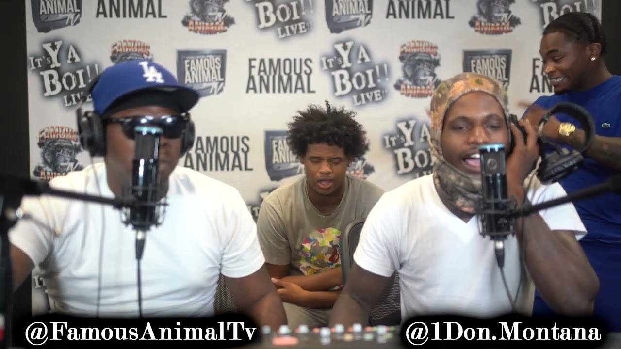 Memphis Rapper Don Montana Stops by Drops Hot Freestyle on Famous Animal Tv