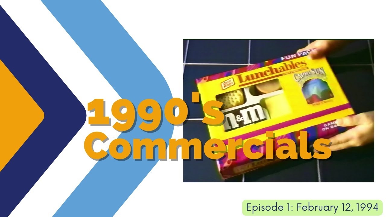 Retro 1990's Commercials - Ep 1: Bigfoot monster truck, Valentine's Day promos, Bill Cosby and more!