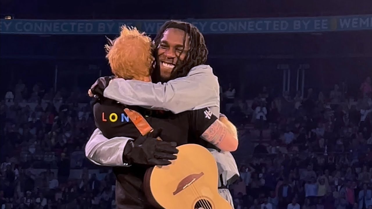 Ed Sheeran & Burna Boy - For My Hand (NEW SONG) - 30/6/2022 Mathematics Tour Wembley Stadium, London