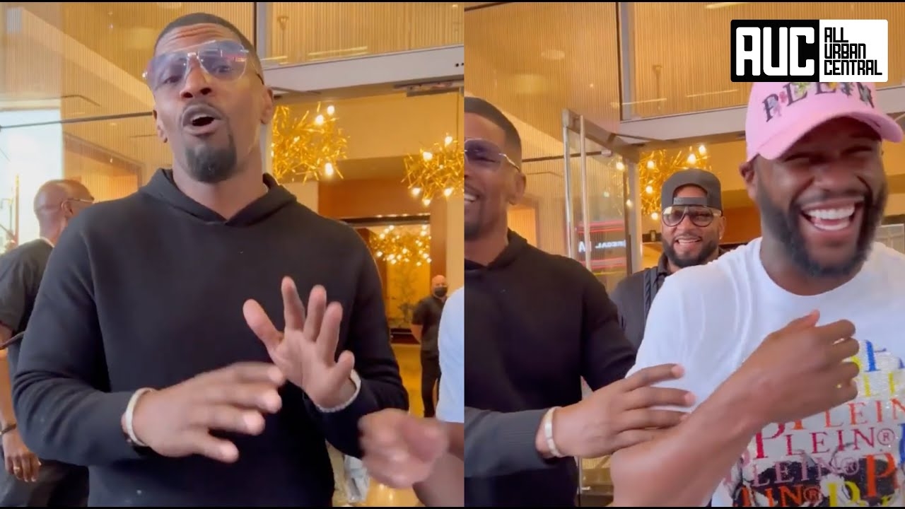 Jamie Foxx Does A Perfect Impersonation Of Floyd Mayweather Even Shocks Himself