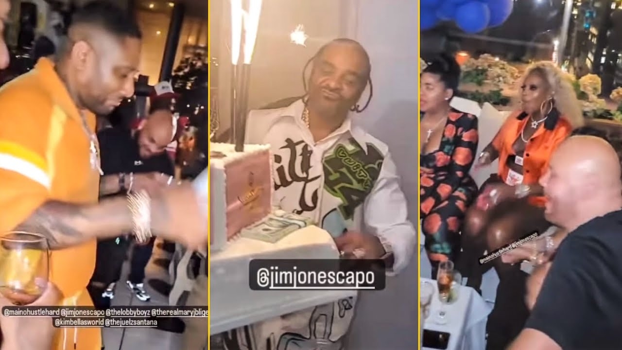 Jim Jones Celebartes His 46th Bday With Mary J Blige, Fat Joe, Camron, Mike Epps, Juelz And More