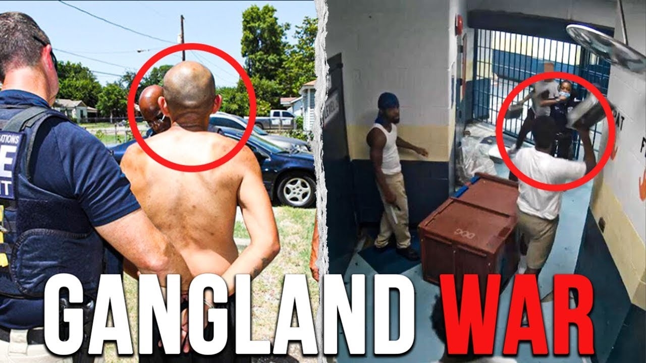 CCTV CAPTURES GANGLAND WAR SPINS OUT OF CONTROL!!!