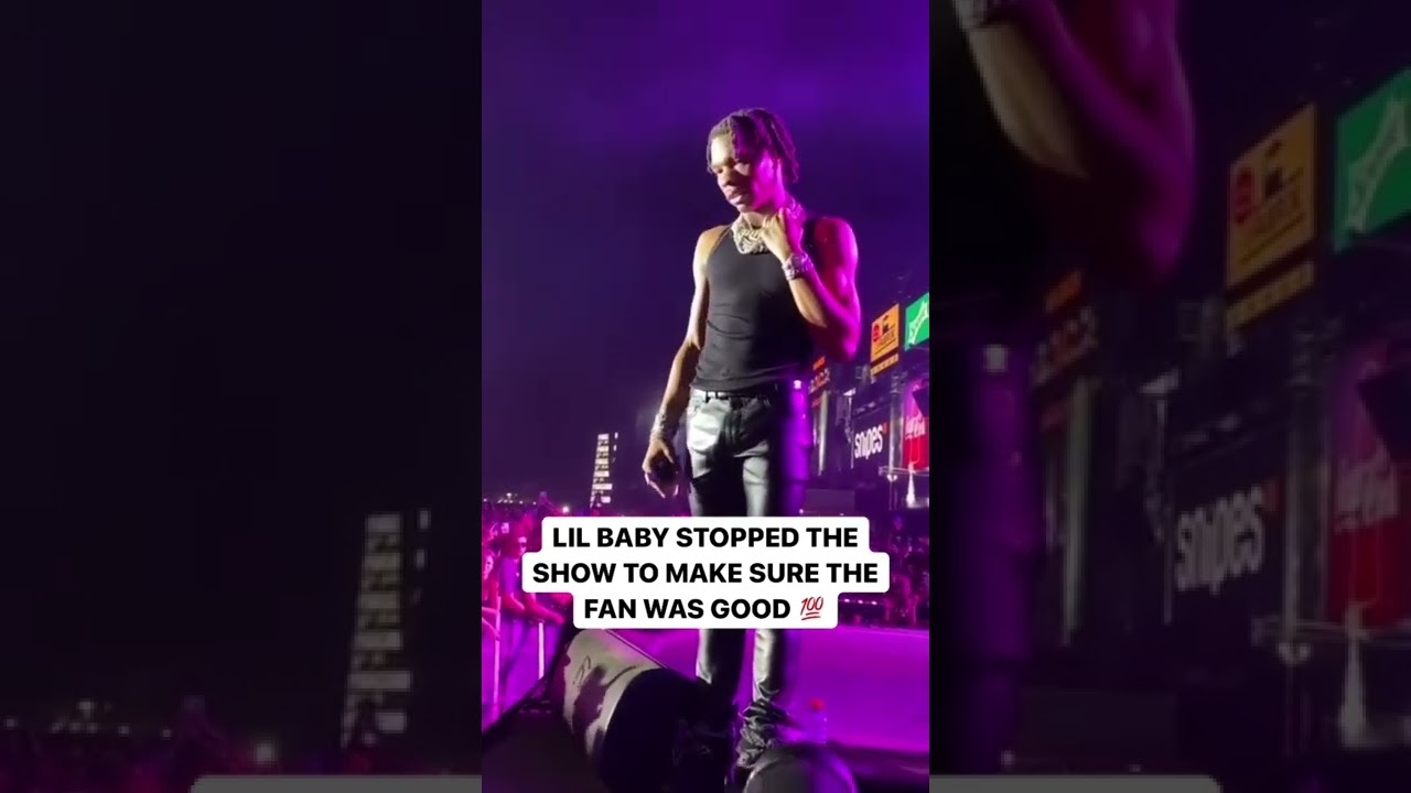 Lil Baby Stops Show To Make Sure Fan Is Okay
