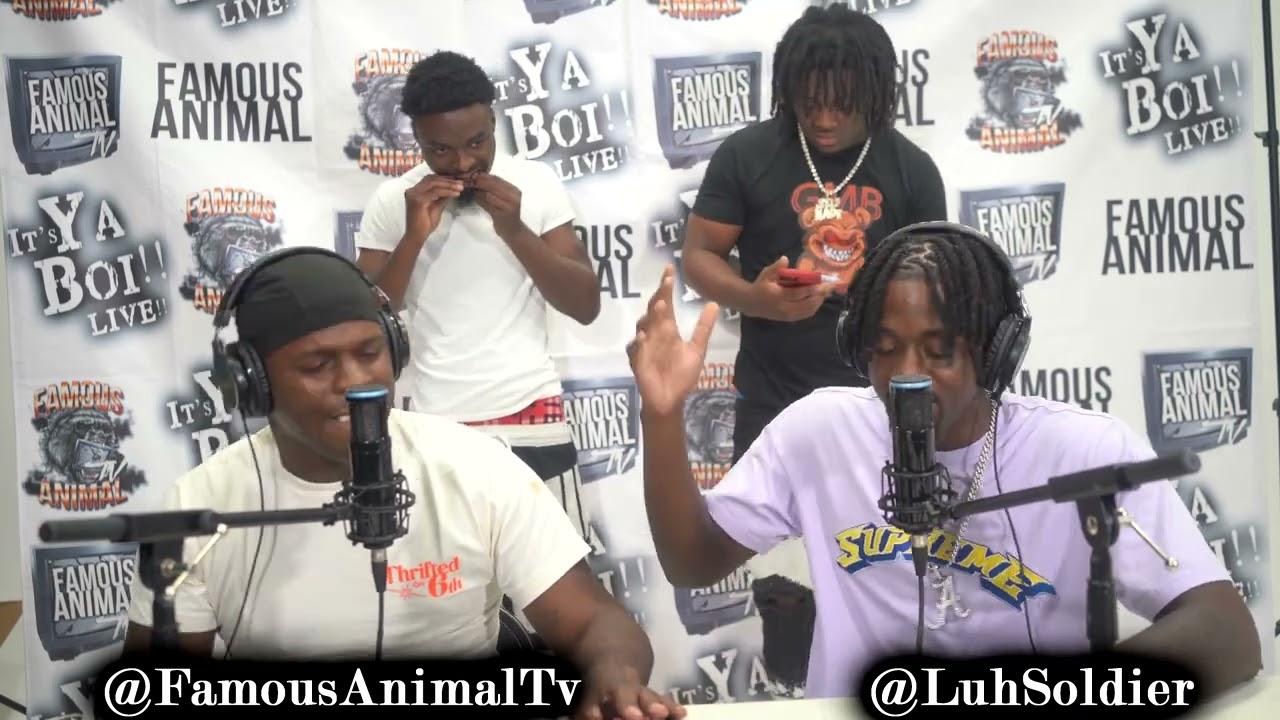 Birmingham Alabama Rapper Luh Soldier Stops by Drops Hot Freestyle on Famous Animal Tv