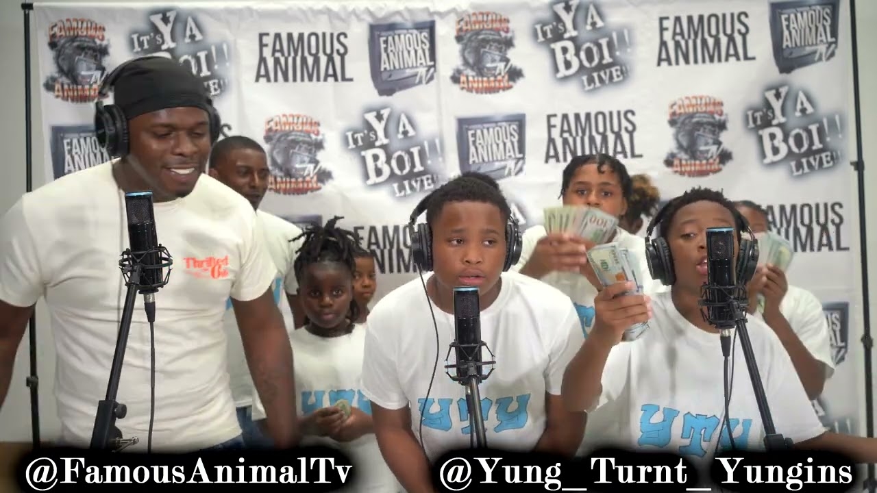 Birmingham Rappers Yung Turnt Yungins Stops by Drops Hot Freestyle on Famous Animal Tv