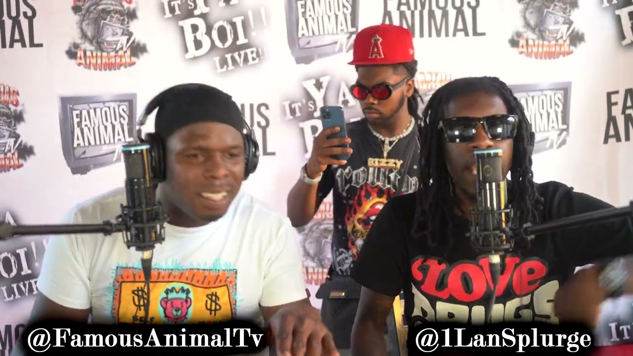 Chattanooga Tennesse Rapper Splurge Stops by Drops Hot Freestyle on Famous Animal Tv