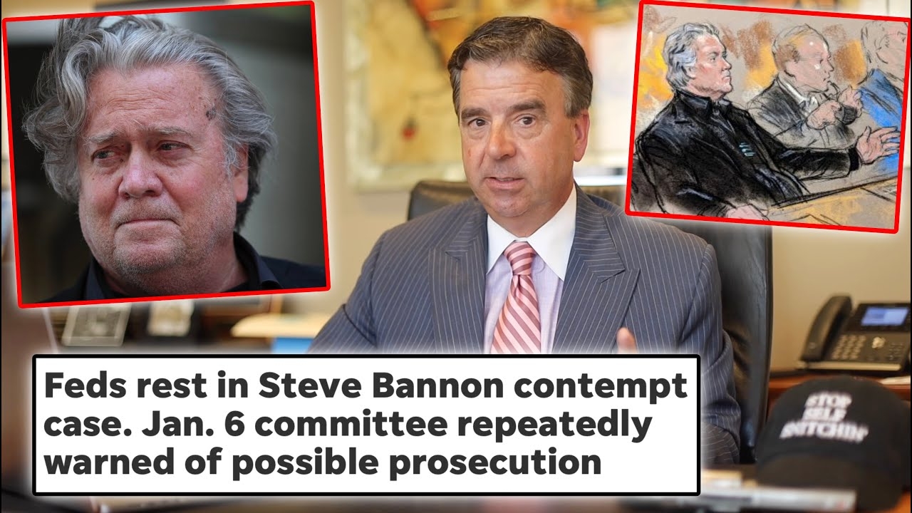 Criminal Lawyer Breaks Down Steve Bannon's Trial For Contempt