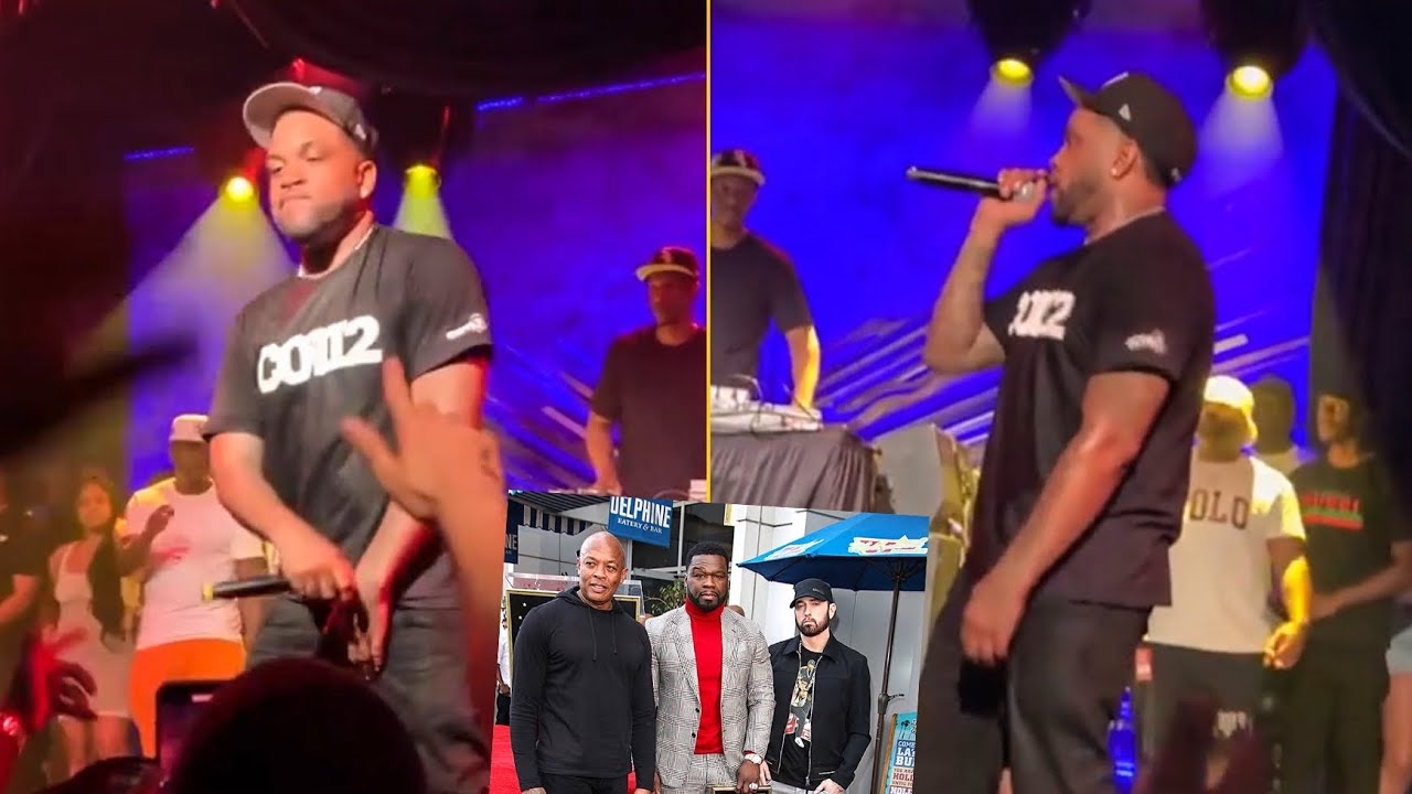 Lloyd Banks Shout Outs 50 Cent, Eminem And Dr.Dre During The Show With Tony Yayo Last Night