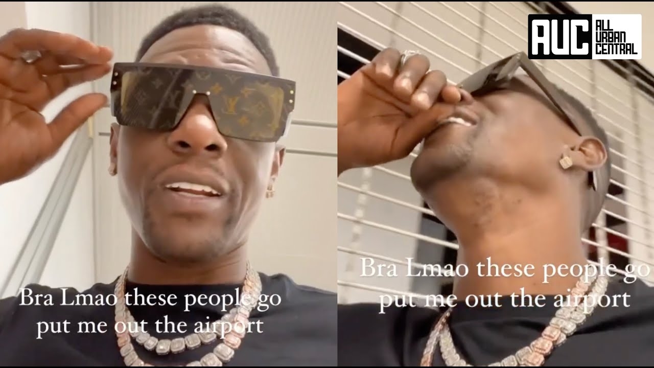 Boosie Tweakin At Airport After Smoking ZaZa That Was Too Strong