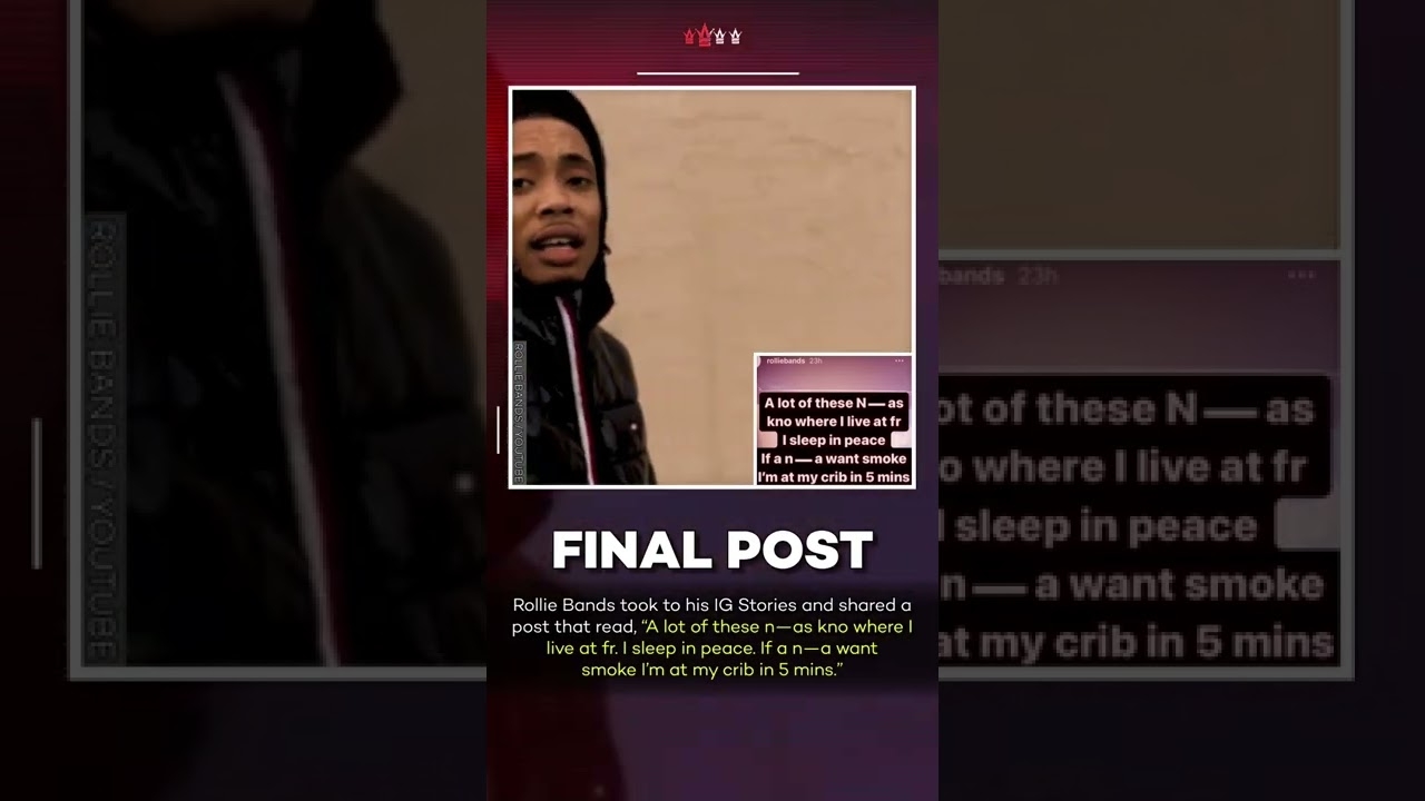 Tampa rapper Rollie Bands shot and killed #shorts
