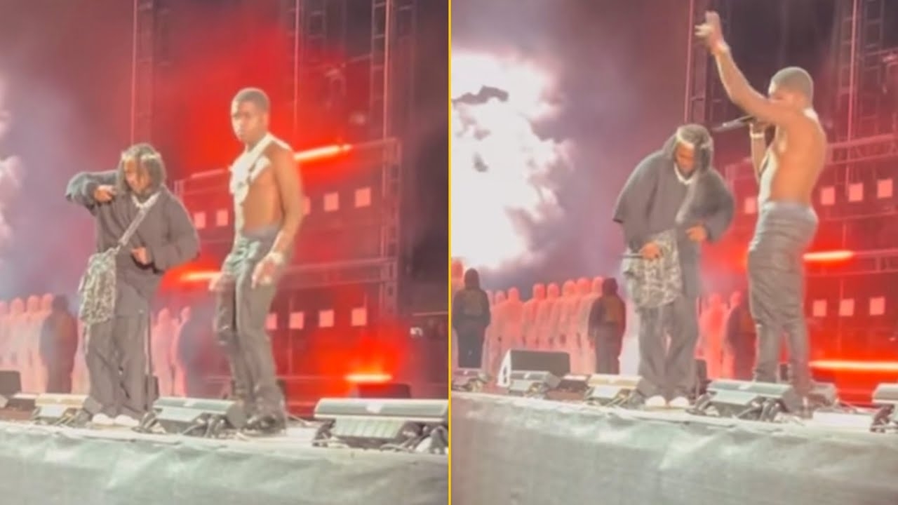 Kendrick Lamar Brings Out Kodak Black On The Stage At Rolling Loud Festival & Performing Silent Hill