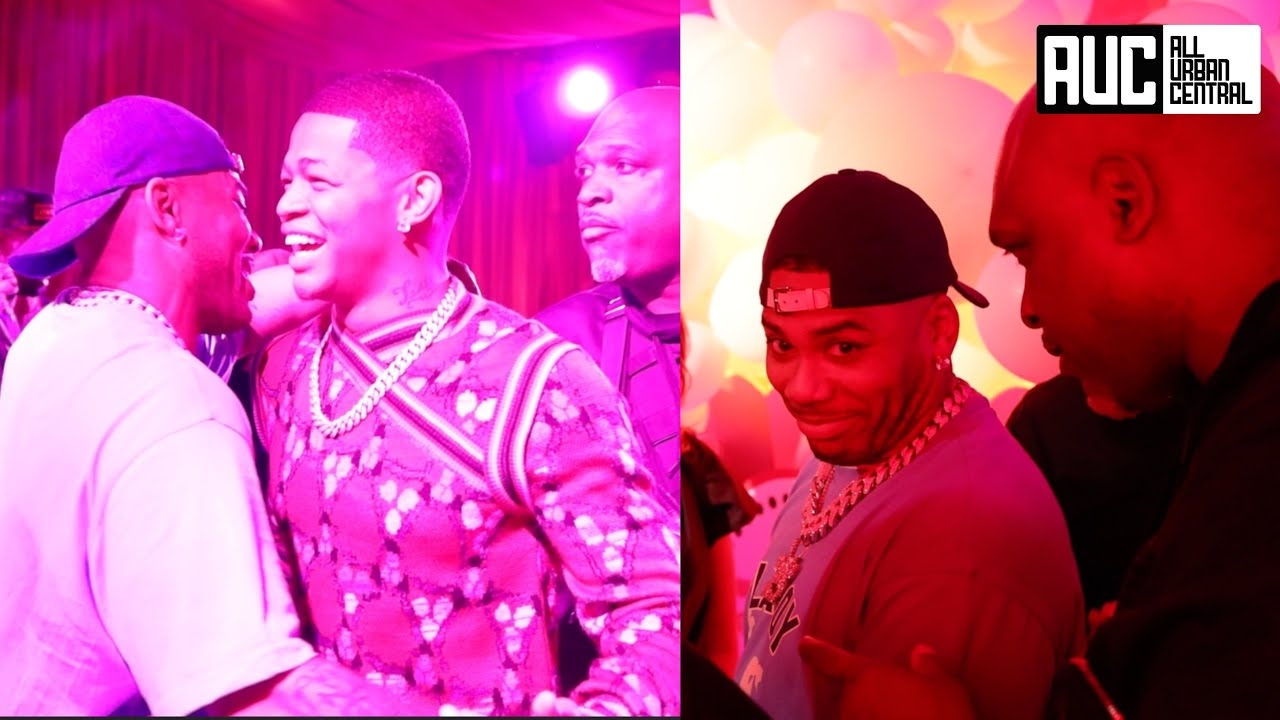 Nelly's Bodyguard Aint Taking No Chances After YK Osiris Runs Into Him In Hollywood