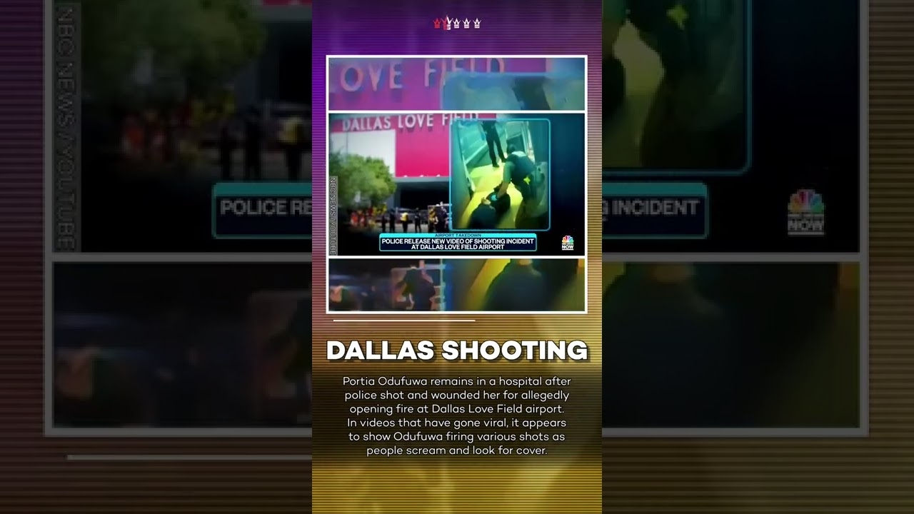 Dallas Airport Shooter Says She’s Chris Brown’s Wife! #shorts