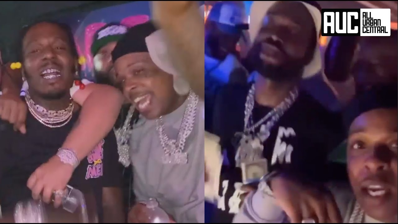 Finesse2Tymes Pulls Up On Meek Mill And Sauce Walka In The Club