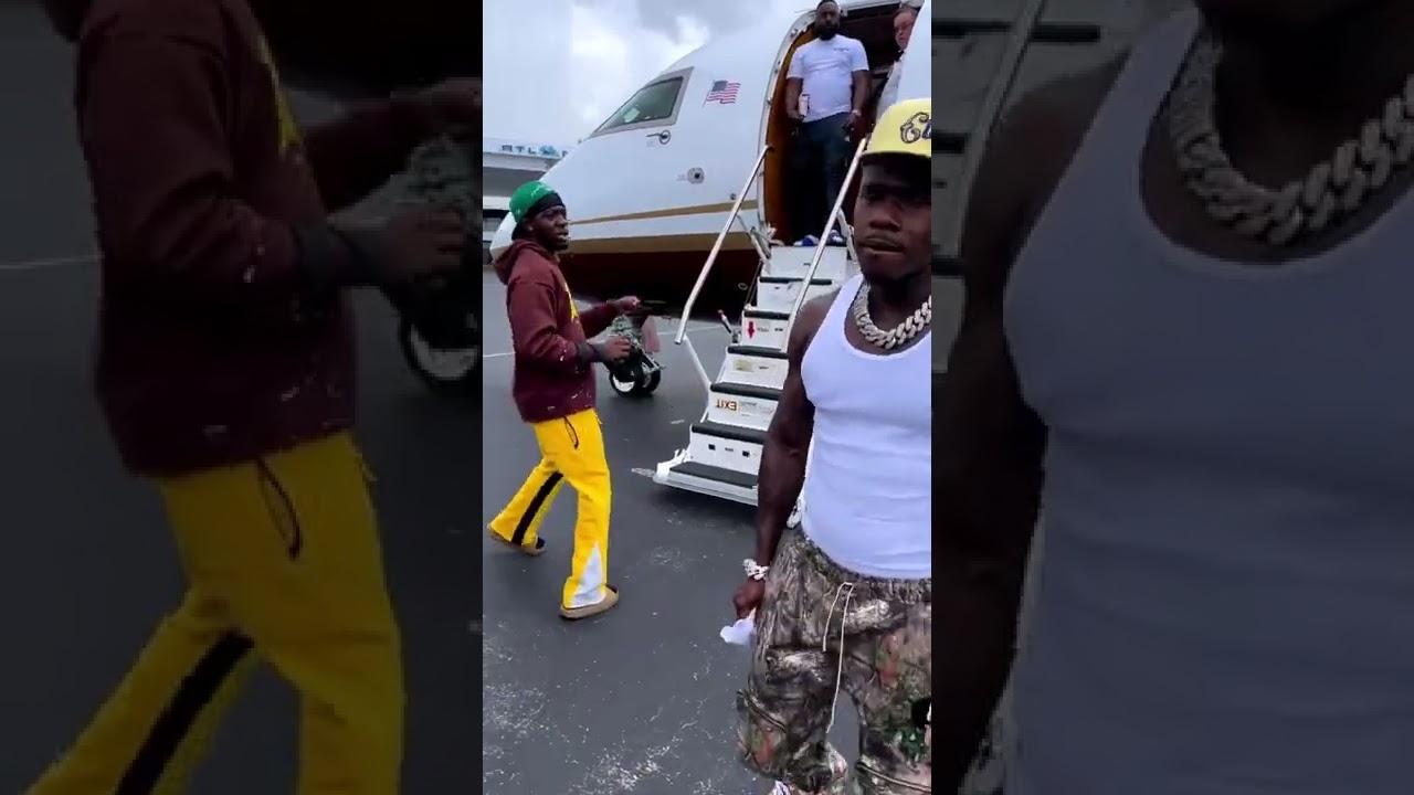 DaBaby HOPS OFF THE JET & ON THE MOVE ✈️ #DaBaby