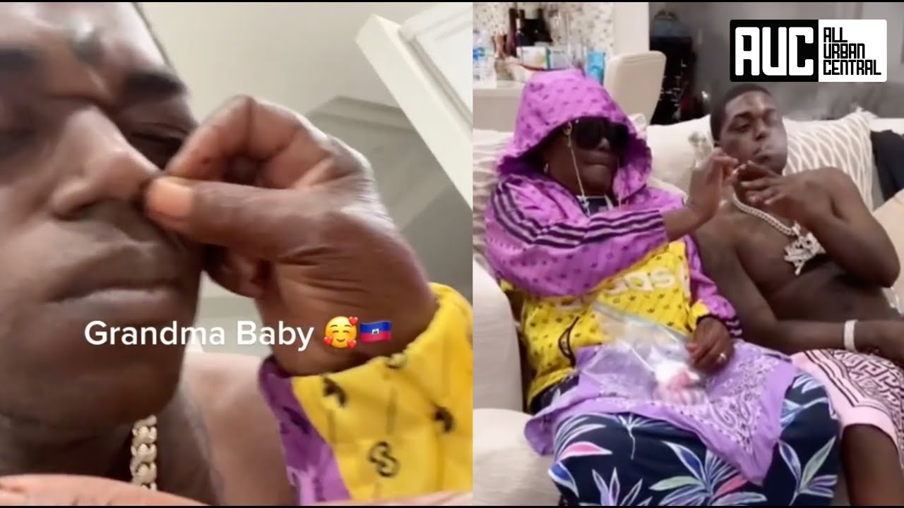 Kodak Black Snorts Black N Mild Dust With His Granny