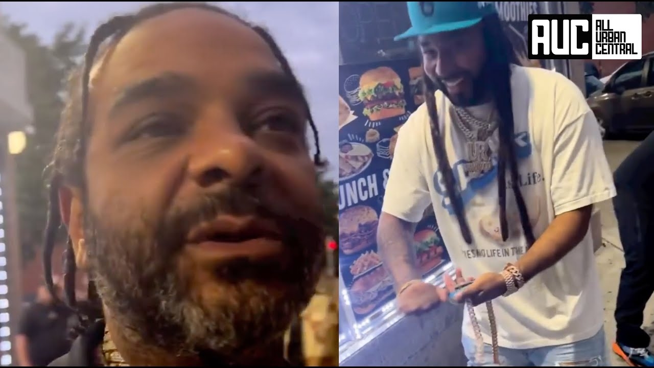 Jim Jones Catches Icewear Vezzo Cleaning Monkeypox Off His Jewelry In Harlem