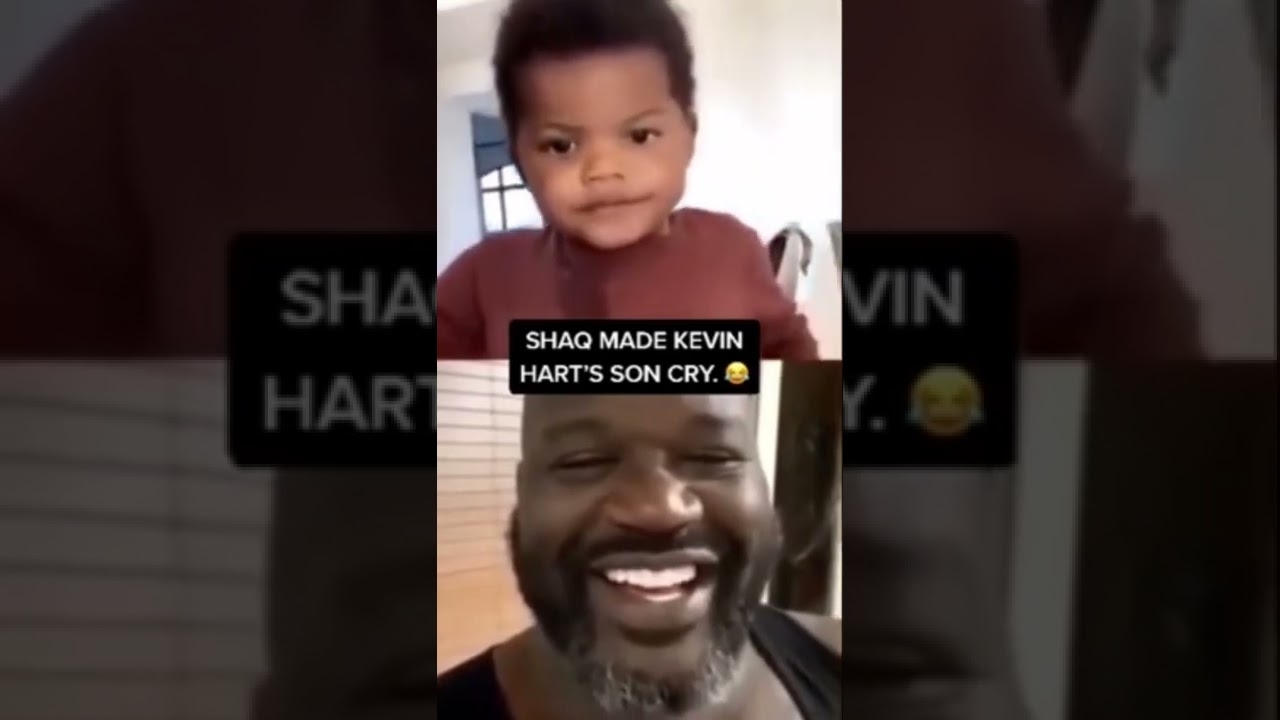 Shaq Makes Kevin Hart’s Son Cry