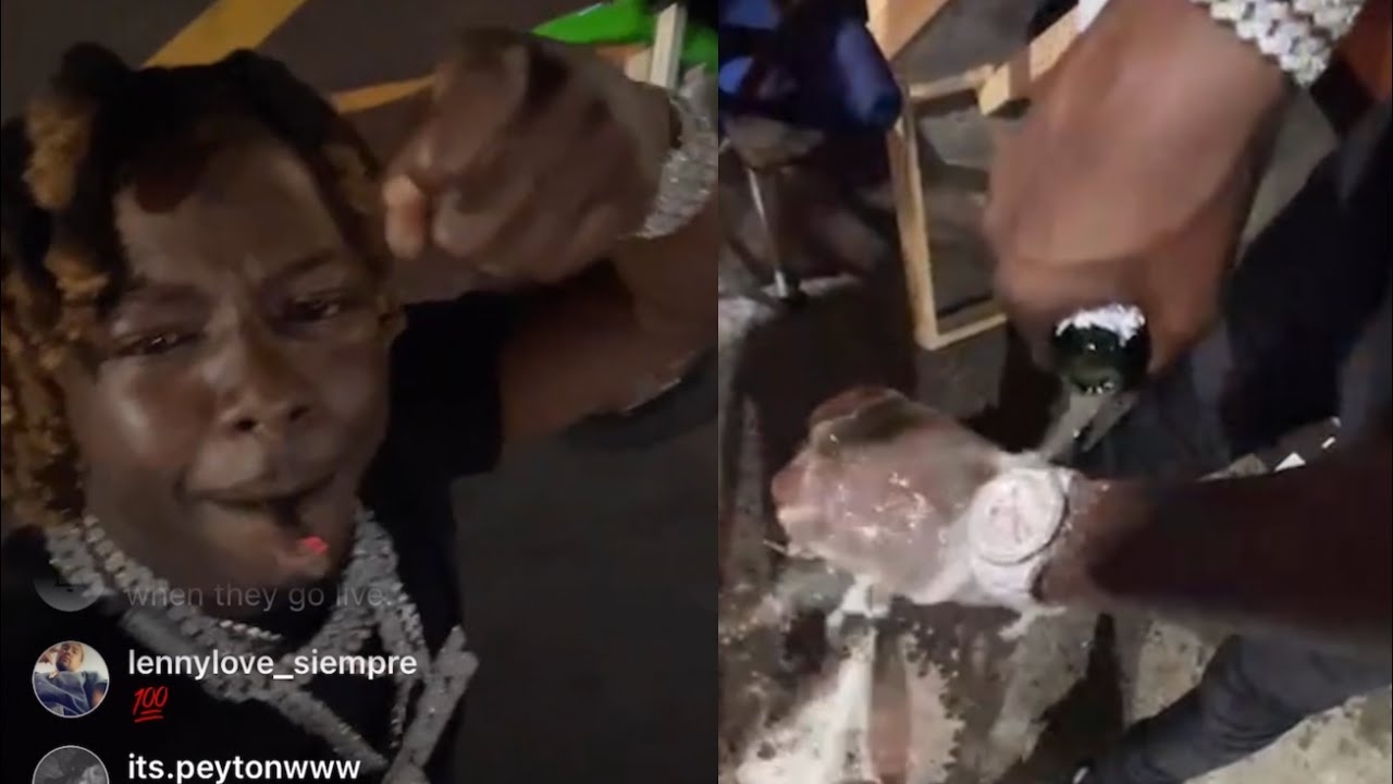 “It's 100 Blicks Out Here” Jackboy Pulls Up To NY Trenches Washes AP With Moët Surrounded By Wolves