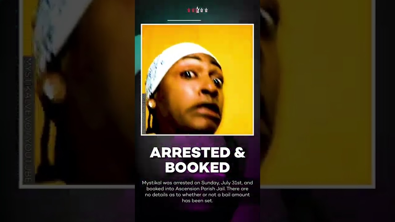 Rapper Mystikal Arrested on Rape, Strangulation & Robbery Charges! #shorts