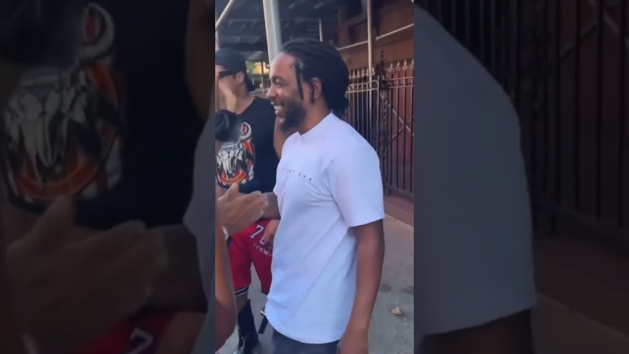 Kendrick Lamar Doing Pull Ups In The Hood