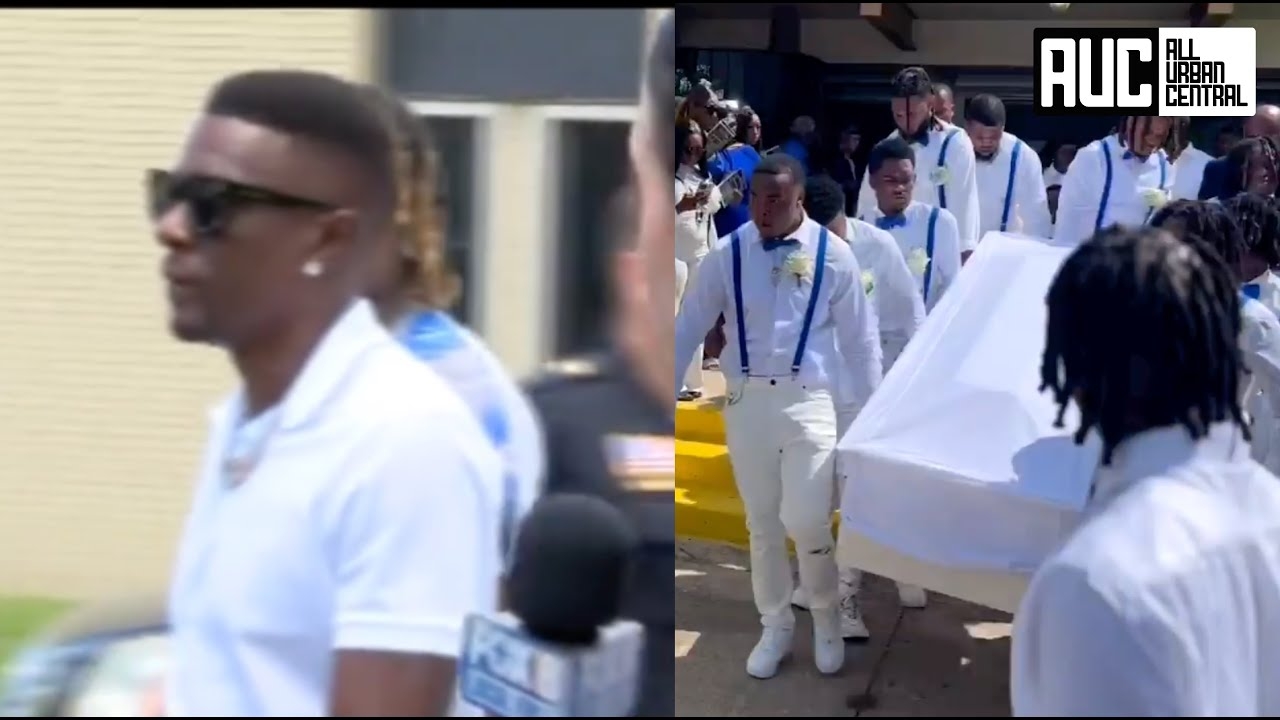 Boosie Pulls Up To JayDaYoungan Funeral To Pay His Respect