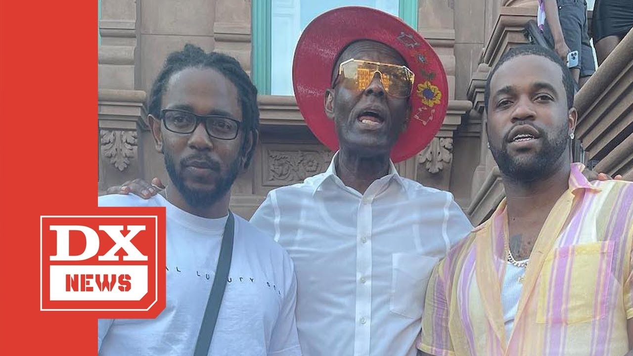 Kendrick Lamar Was OUTSIDE In Harlem With A$AP Ferg & Dapper Dan