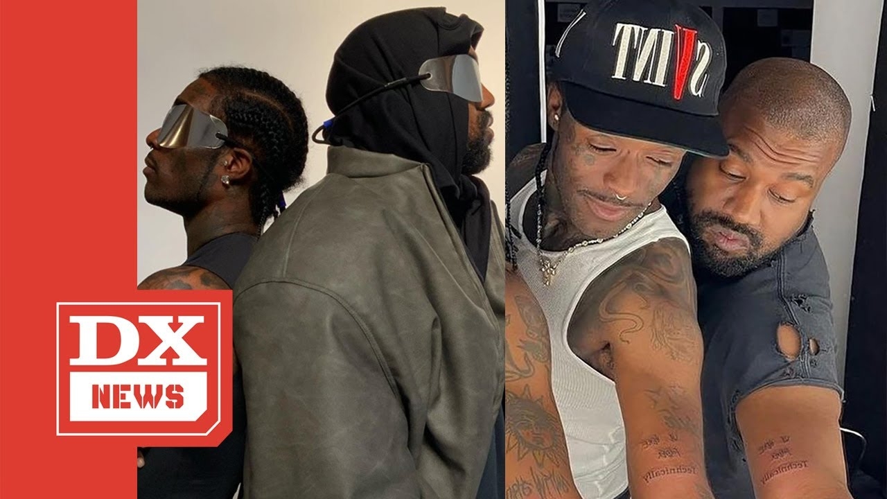 Kanye West & Lil Uzi Show NEW Sunglass Style & Matching Tattoos