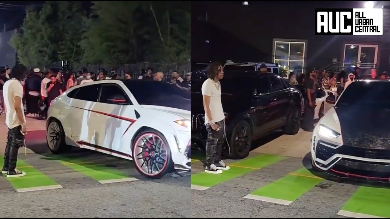 Lil Baby Aint Playin With Valet Makes Sure His Lamborghini Gets Parked Properly