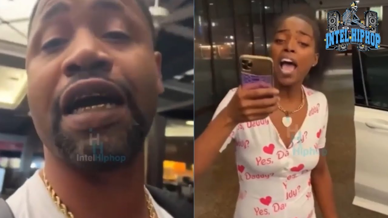 “You want attention” Juvenile Gets into it with a woman outside his hotel!