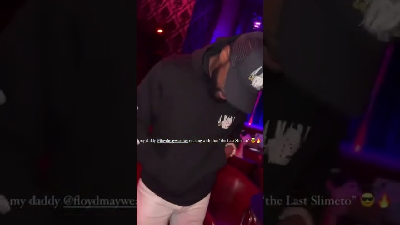 Floyd Mayweather Turning Up To NBA YoungBoy Last Slimeto