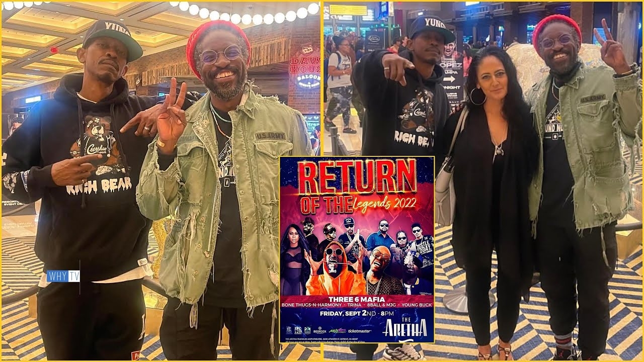 Kurupt And Andre 3000 Reunited Last Night 'Three 6 Mafia And Bone Thugs Have Reunion Show'