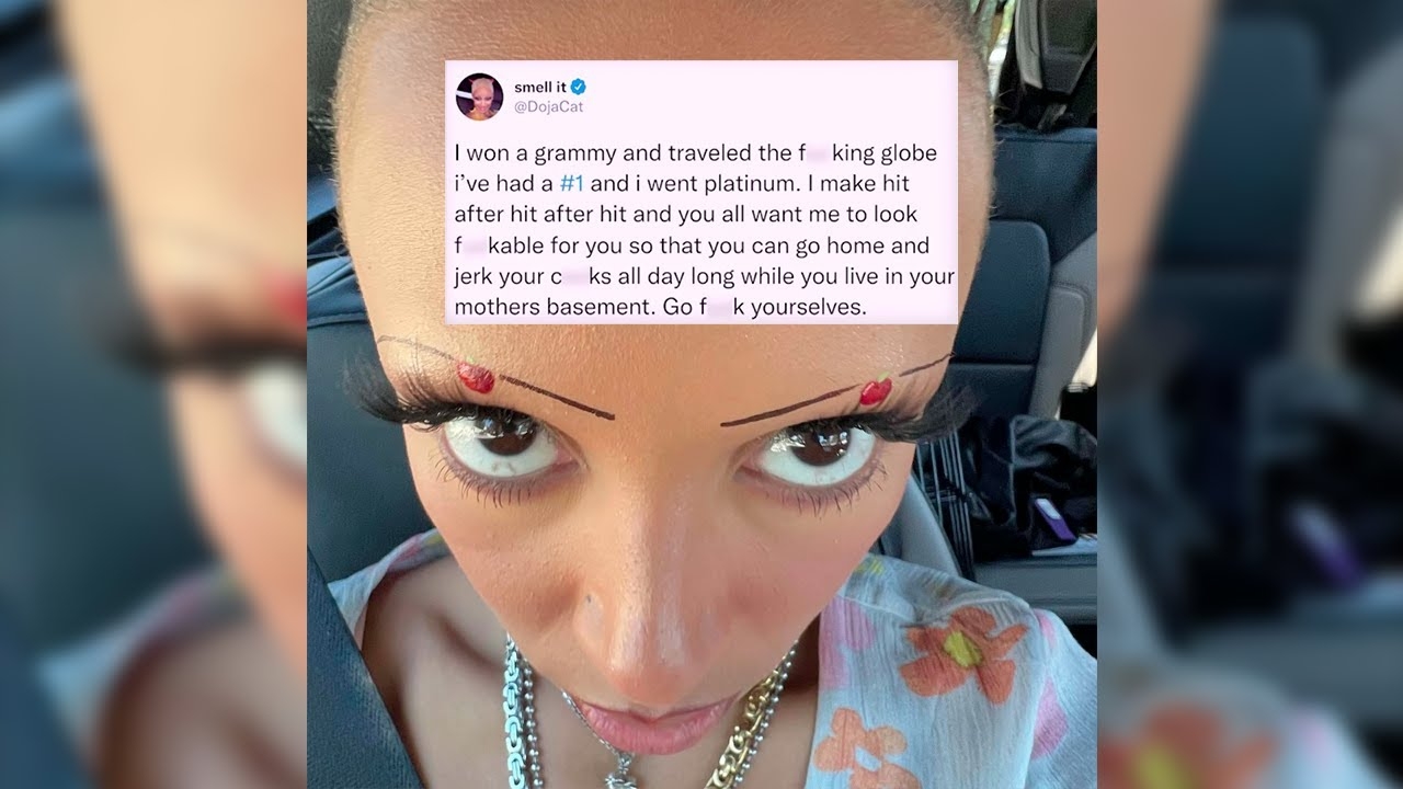Doja Cat Told Critics Of Her New Look To "Go F*ck Yourselves" #shorts