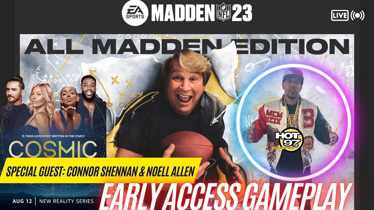 MADDEN NFL 23 EARLY ACCESS | COSMIC LOVE CAST | HipHopGamer